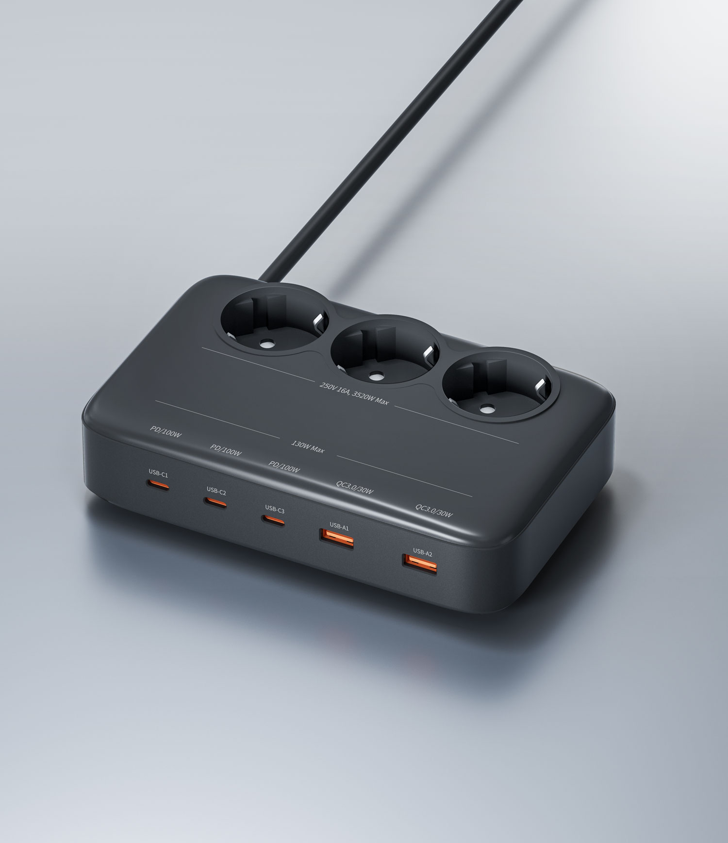 Korea 130W GAN Power Strip