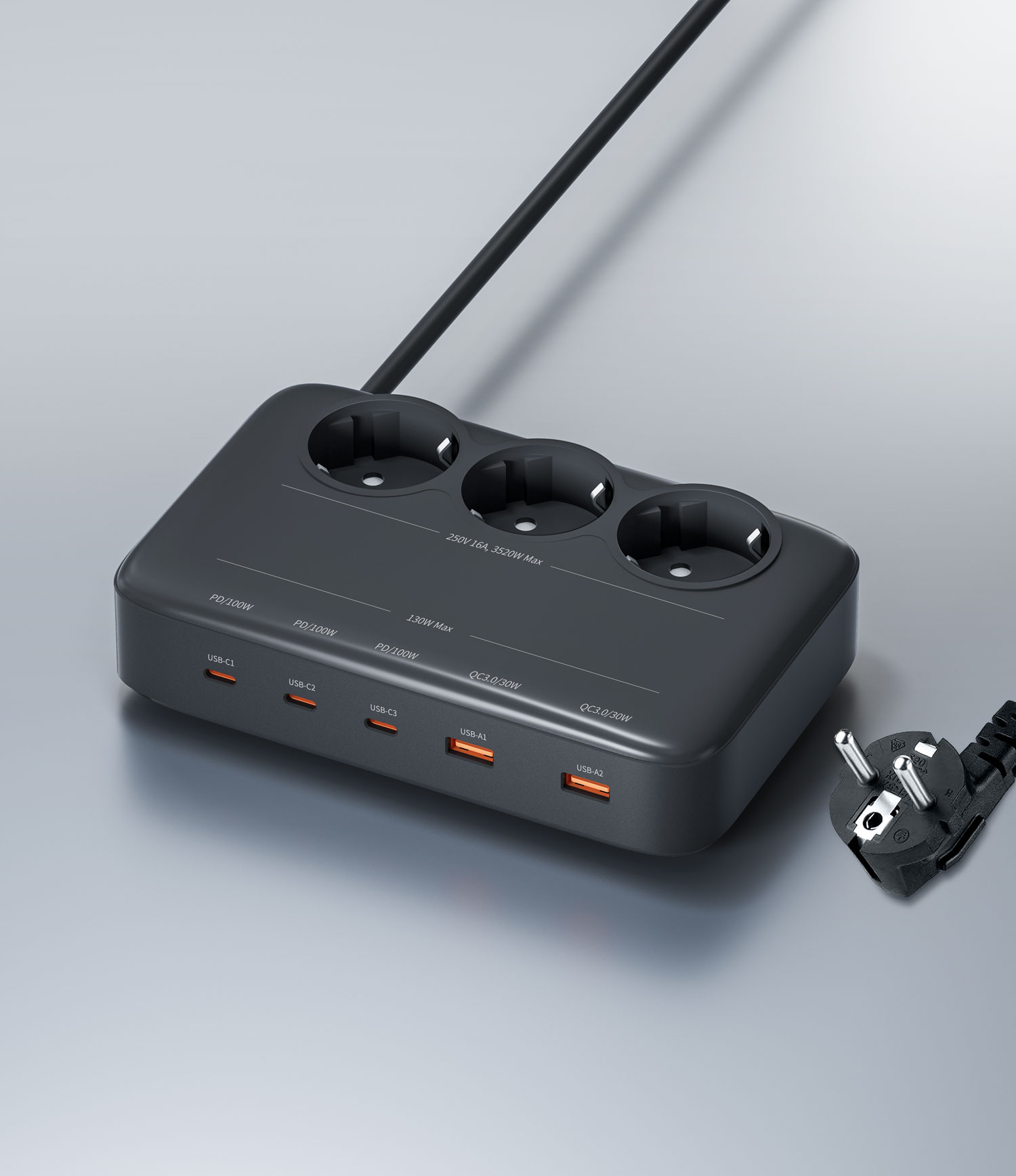 Korea 130W GAN Power Strip