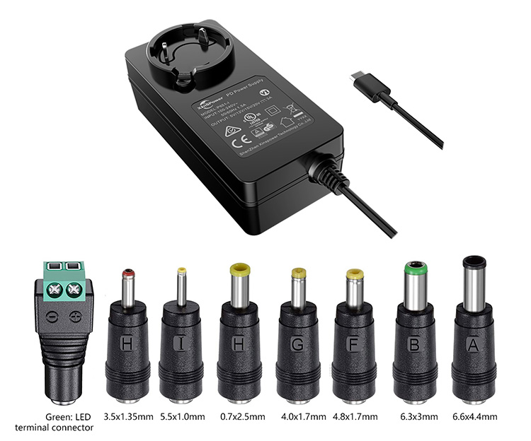 65W AC DC Adapter